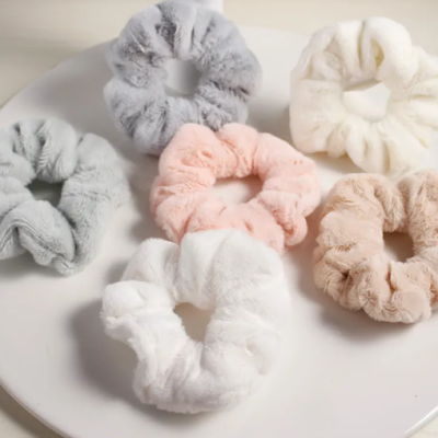 Girly cute plush large intestine hair