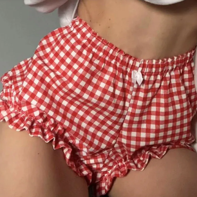 Pocket Button Home Shorts Versatile for women