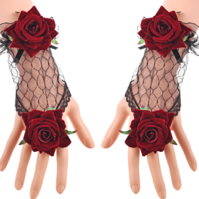 Vintage Lolita lace gloves