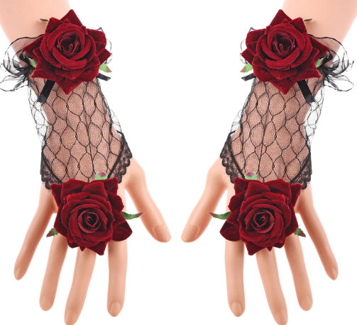 Vintage Lolita lace gloves