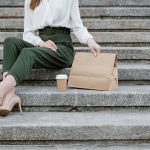 High waist pants for office