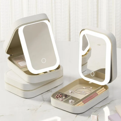 Portable makeup storage box