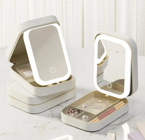 Portable makeup storage box