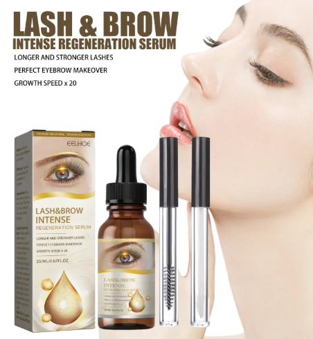 EELHOE Mascara lengthening and curling eyelashes with natural finish